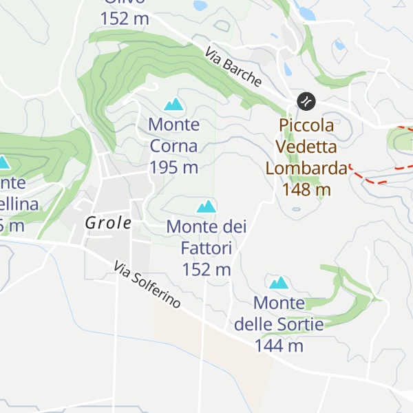 Map of Monte dei Fattori
