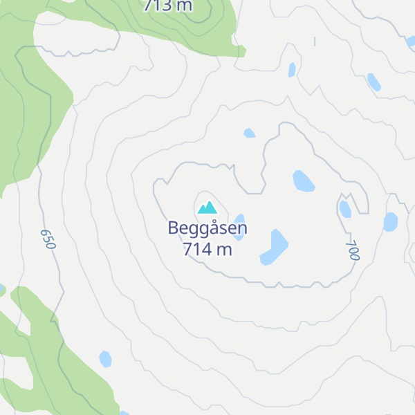 Map of Beggåsen
