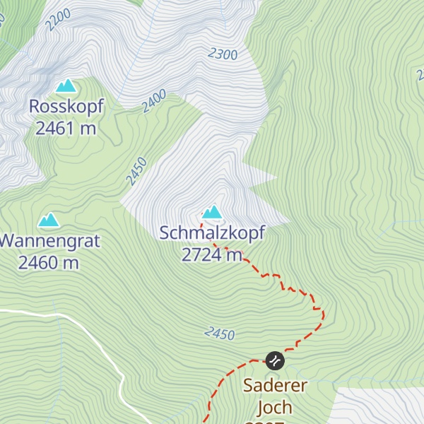 Map of Schmalzkopf