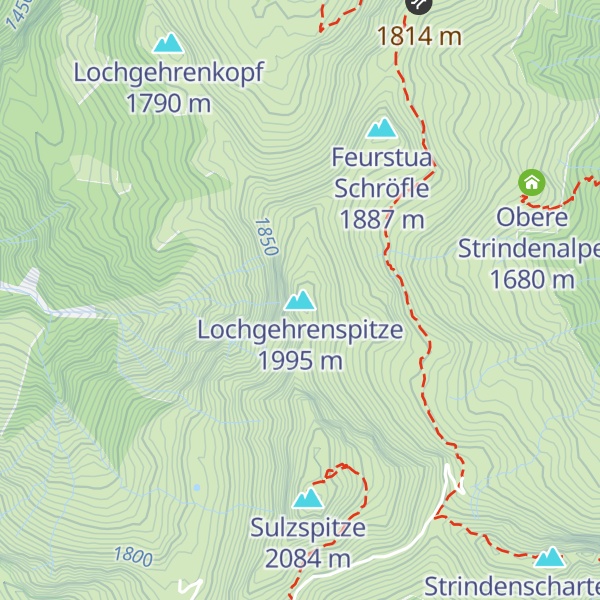 Map of Lochgehrenspitze