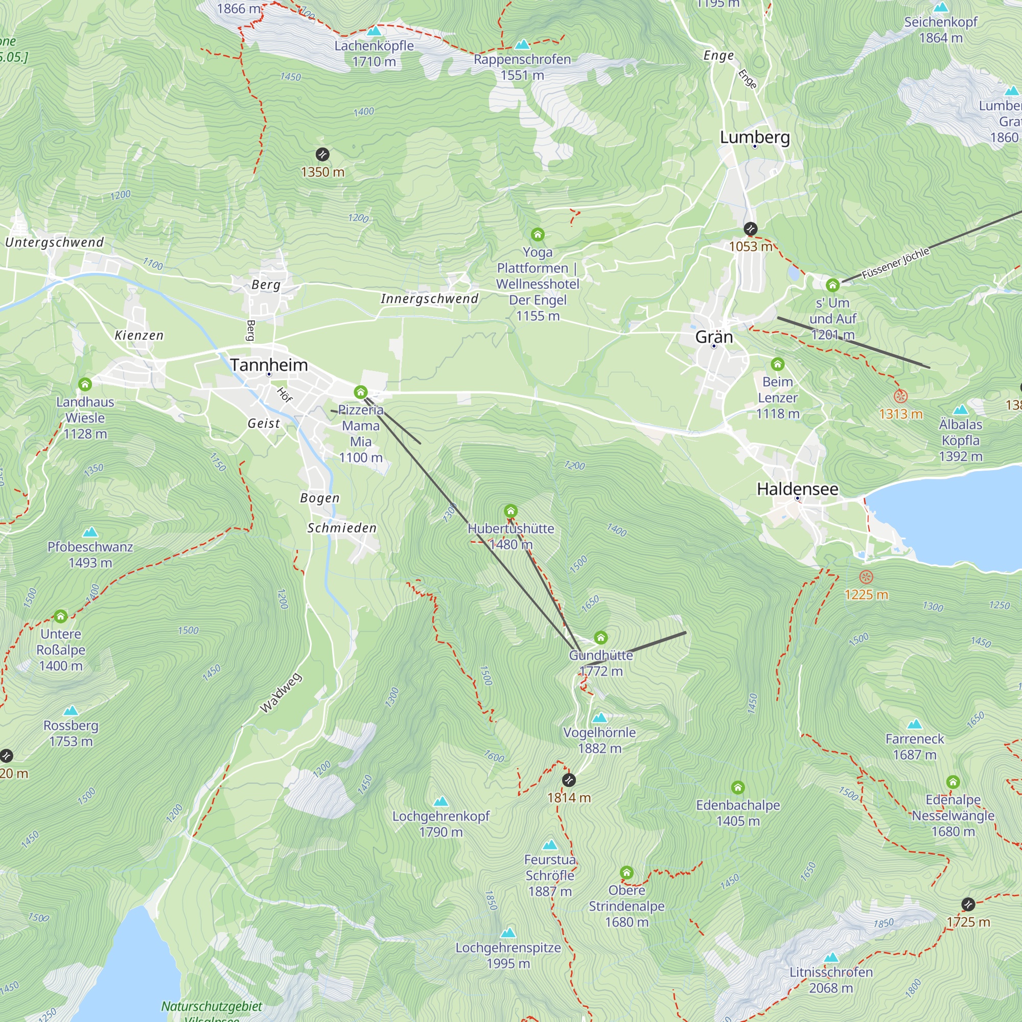 Hubertushütte map