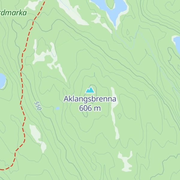 Map of Aklangsbrenna