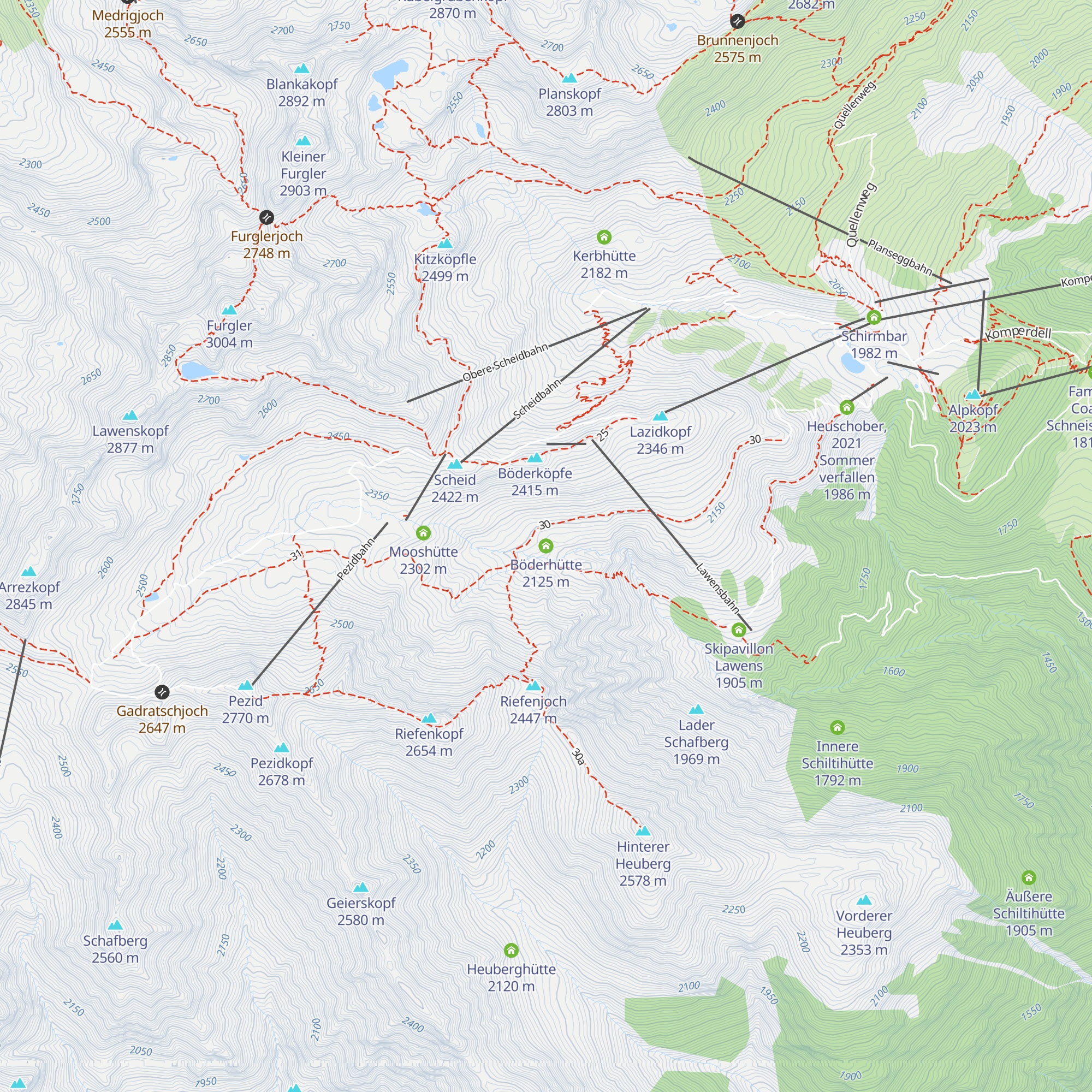 Böderhütte map