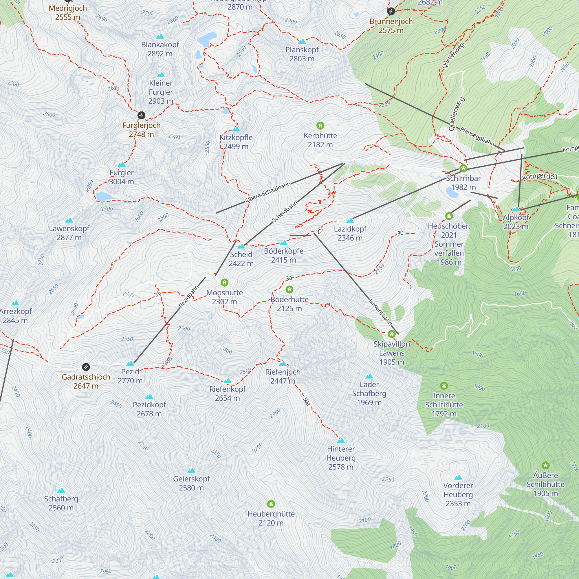Böderhütte map