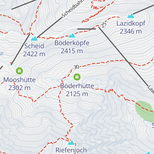 Map of Böderhütte