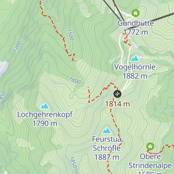 Map of Usseralpe