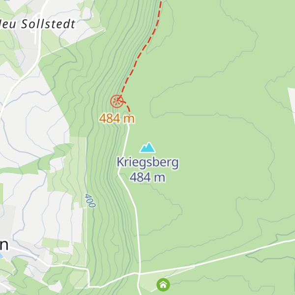 Map of Kriegsberg