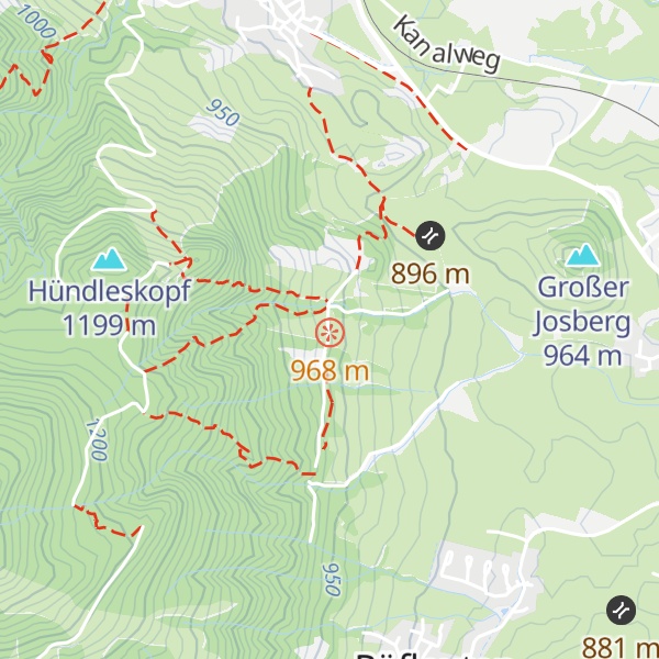 Map of Heustadel