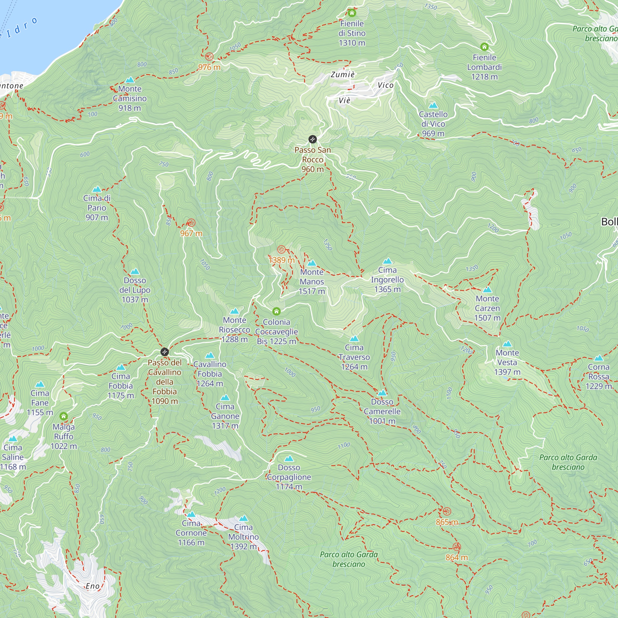 Fienile Valcamera map