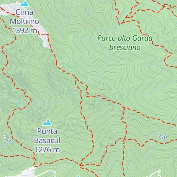 Map of Monte Zingla