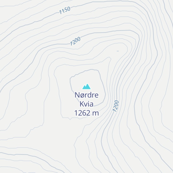 Map of Nørdre Kvia