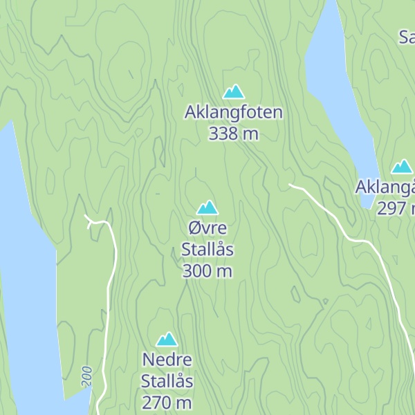 Map of Øvre Stallås