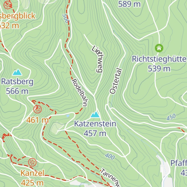Map of Kreuzeckhütte