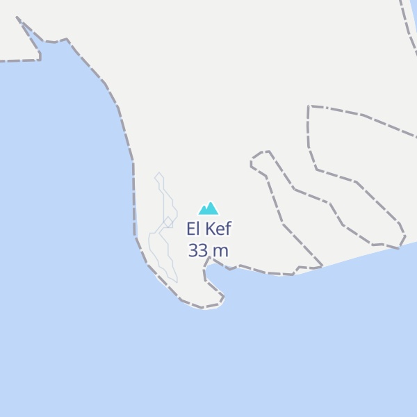 Map of El Kef