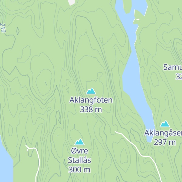 Map of Aklangfoten