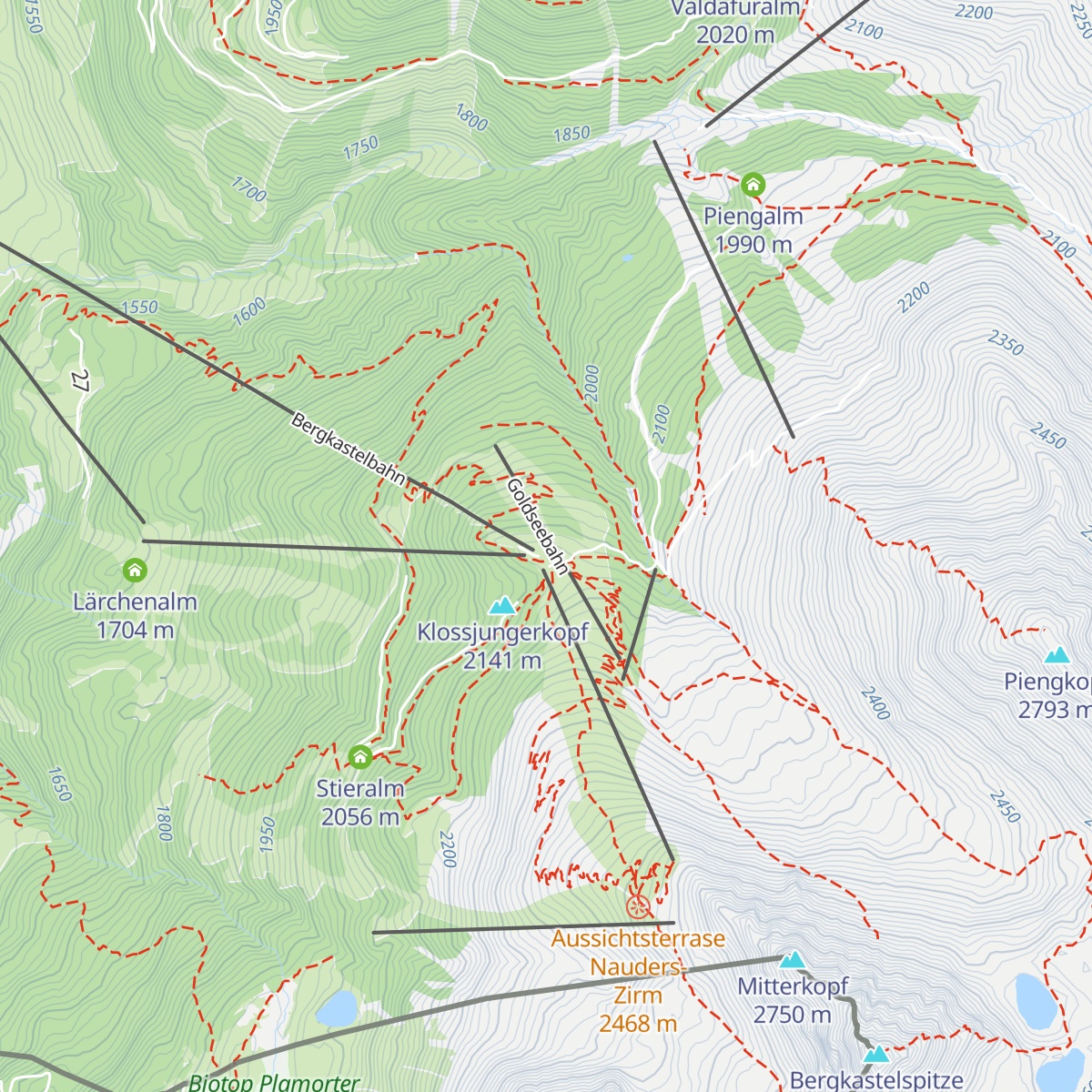 Bergkastel map
