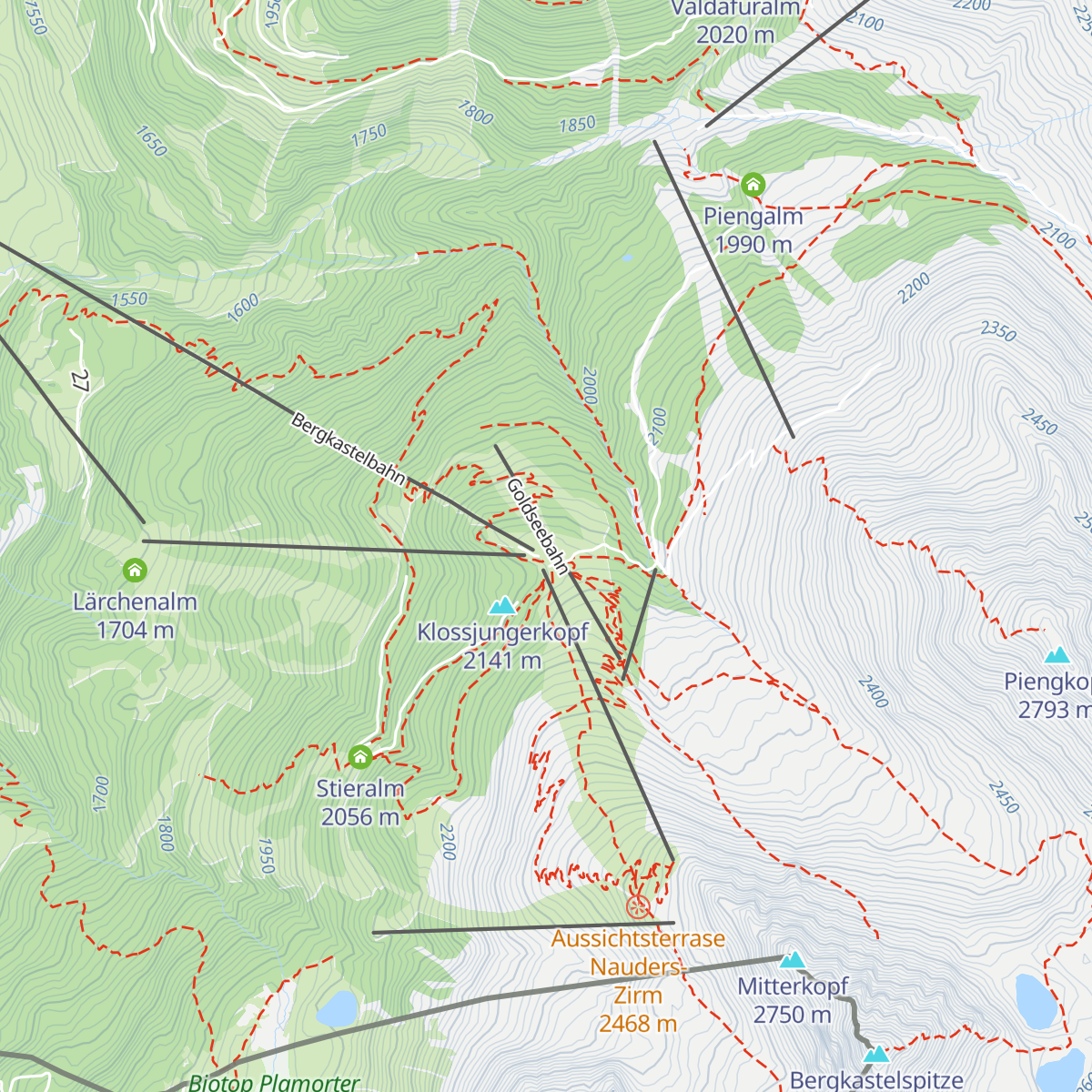 Bergkastel map