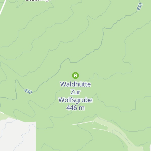 Map of Waldhütte Zur Wolfsgrube