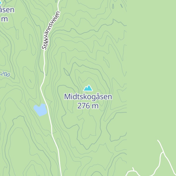 Map of Midtskogåsen