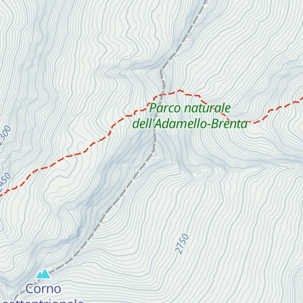 Map of Cima Buciaga Nord