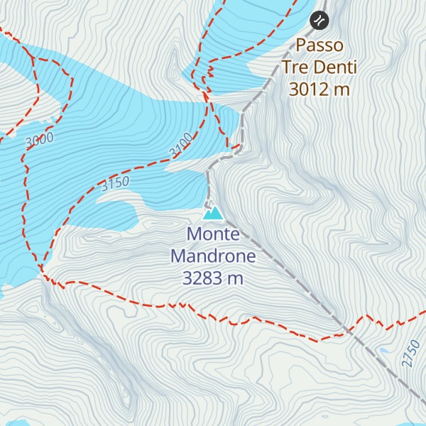 Map of Monte Mandrone