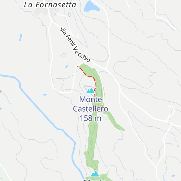 Map of Monte Castellero