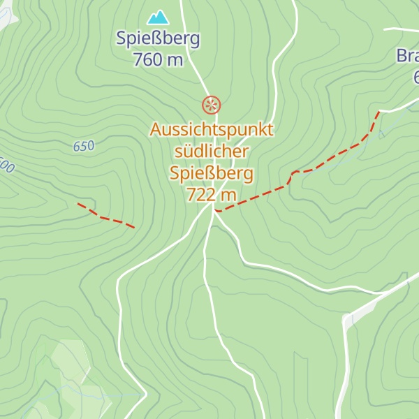 Map of Schutzhütte "Am Kreuz"