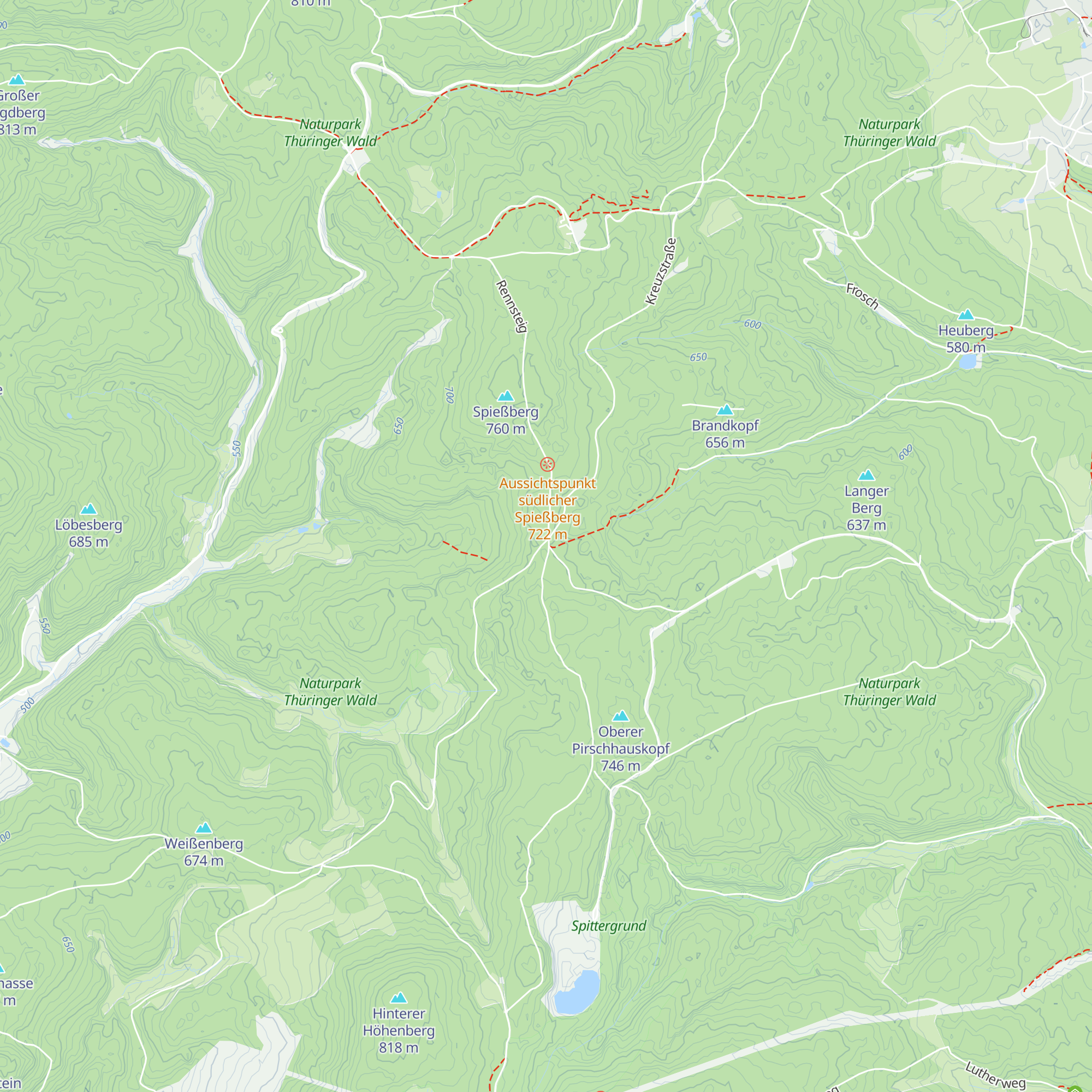 Schutzhütte "Am Kreuz" map