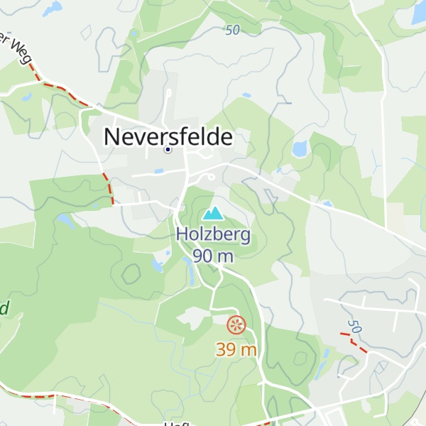 Map of Holzberg