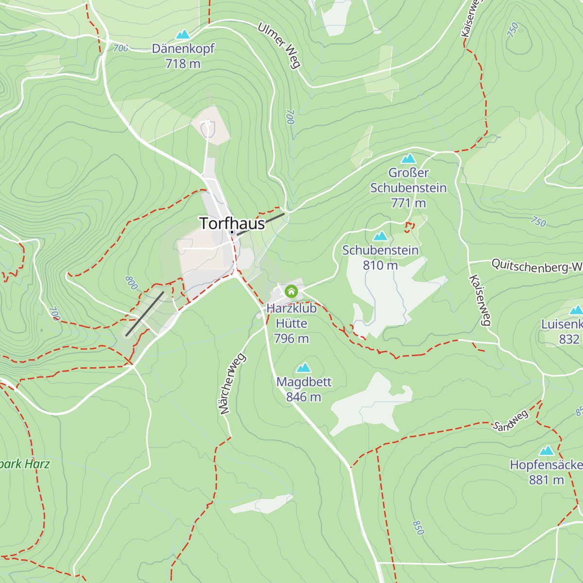 Harzklub Hütte map