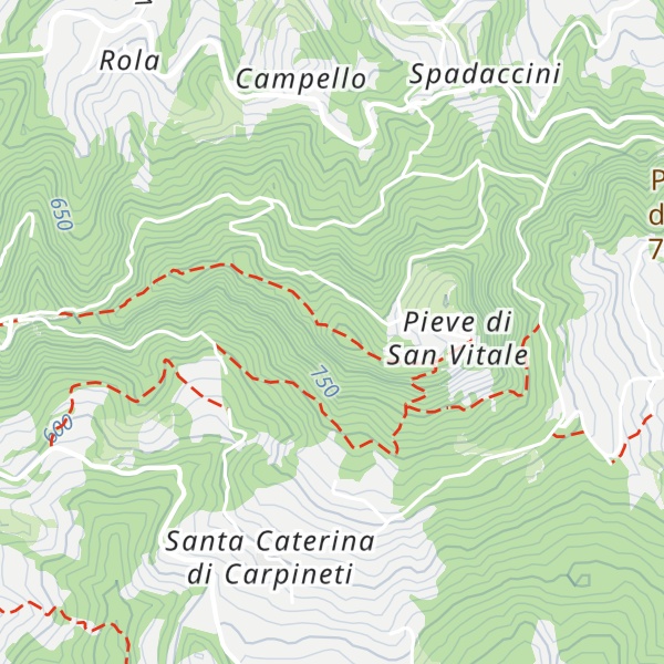 Map of Monte San Vitale