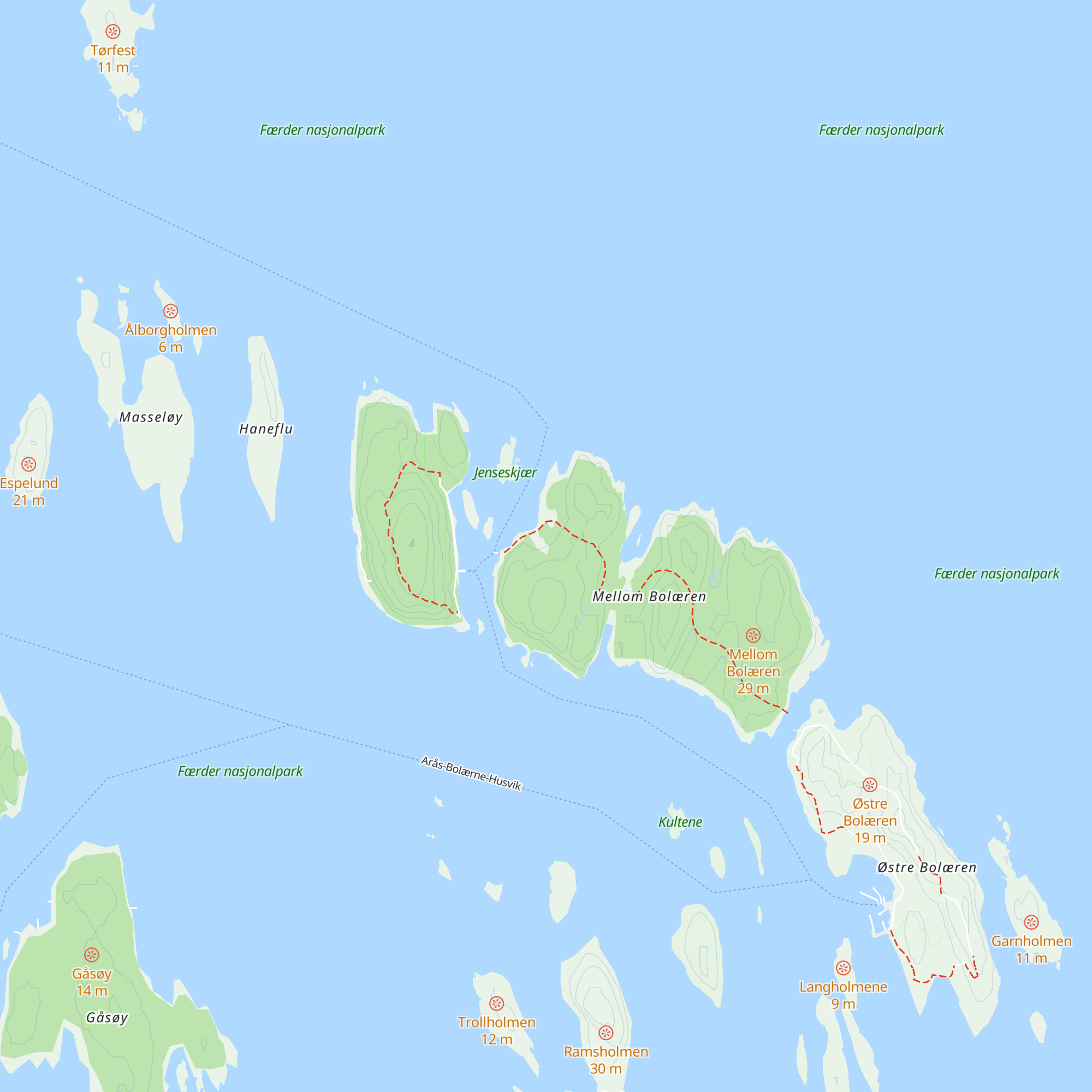 Rønningen map