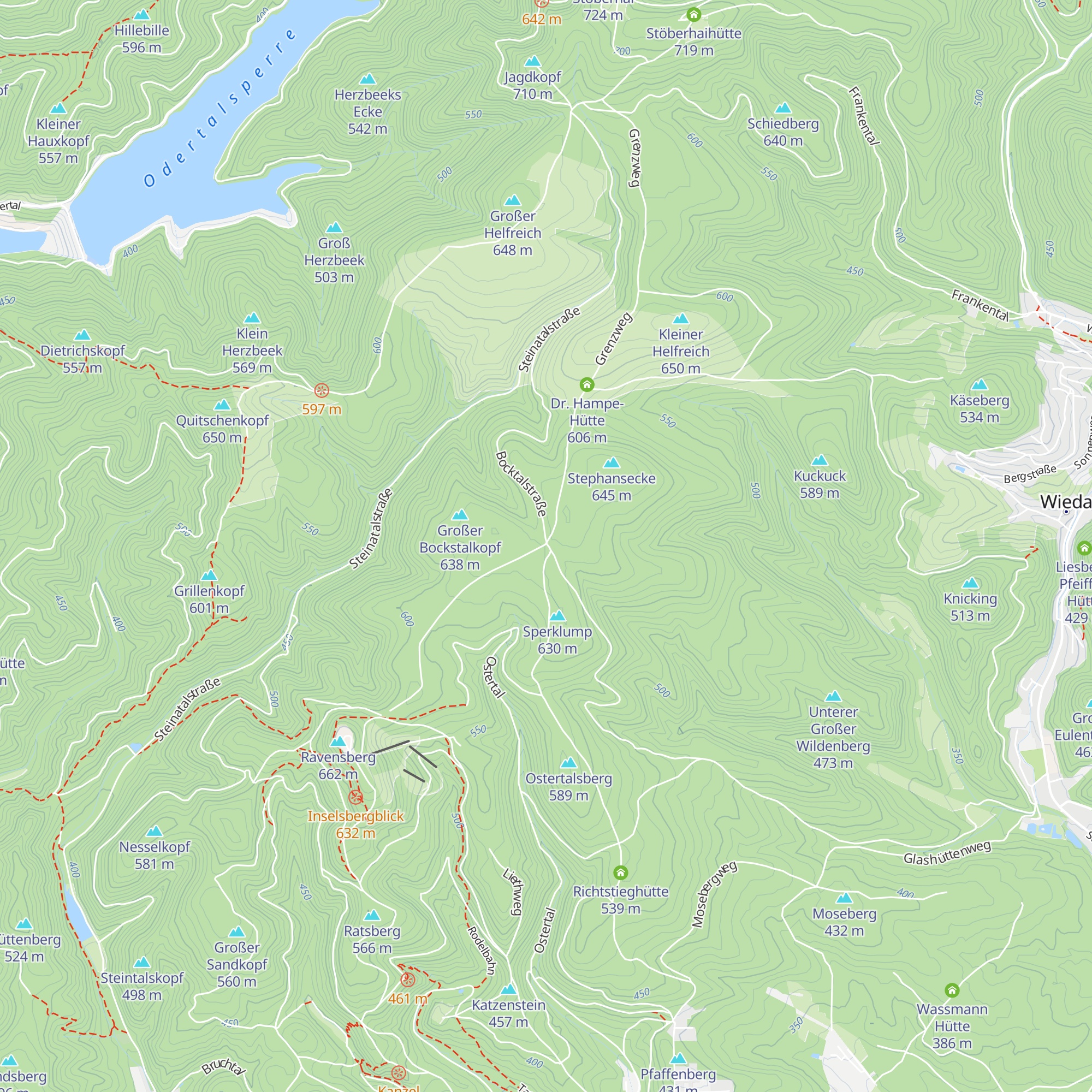 Stephanshütte map
