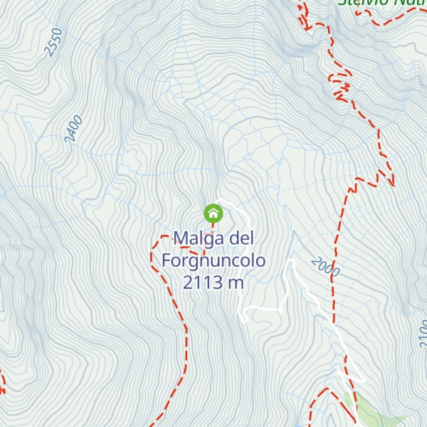 Map of Malga del Forgnuncolo