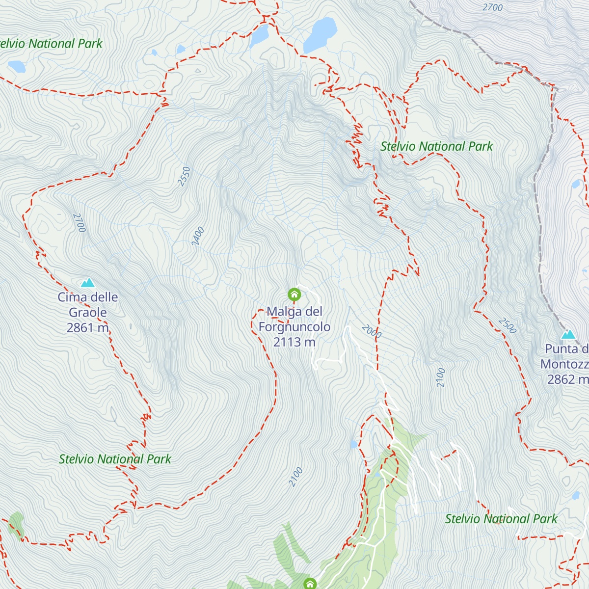 Malga del Forgnuncolo map