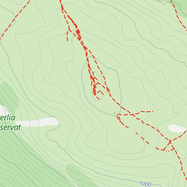 Map of Slåsæterfjellet