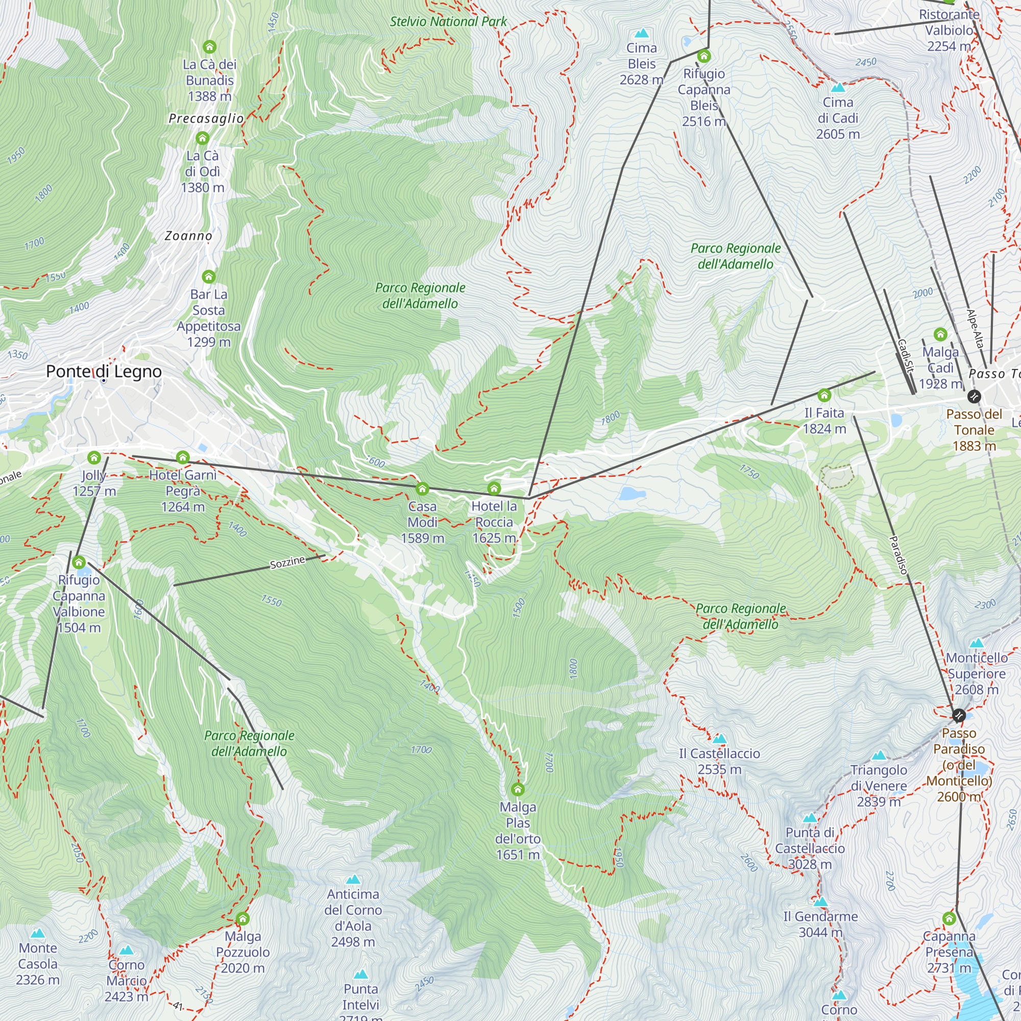 Ex Colonia Vigili del Fuoco map