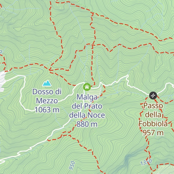 Map of Malga del Prato della Noce