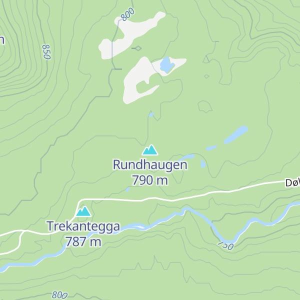 Map of Rundhaugen