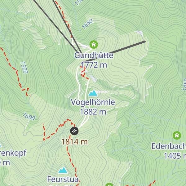 Map of Vogelhörnle
