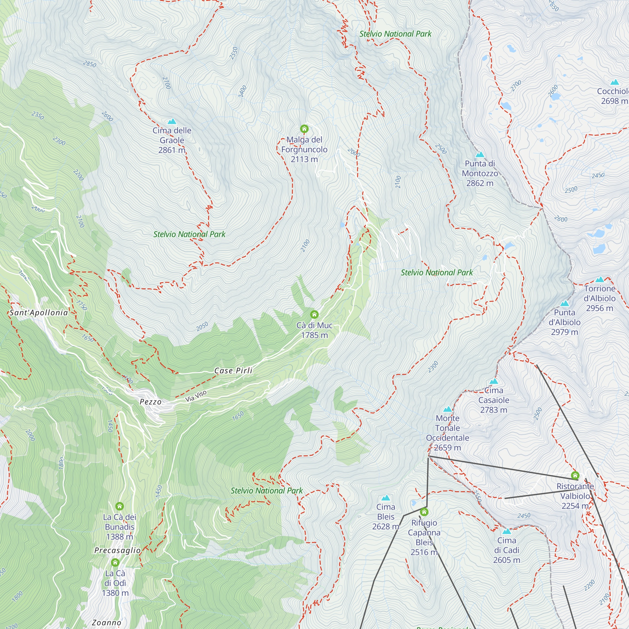 Cà di Muc map