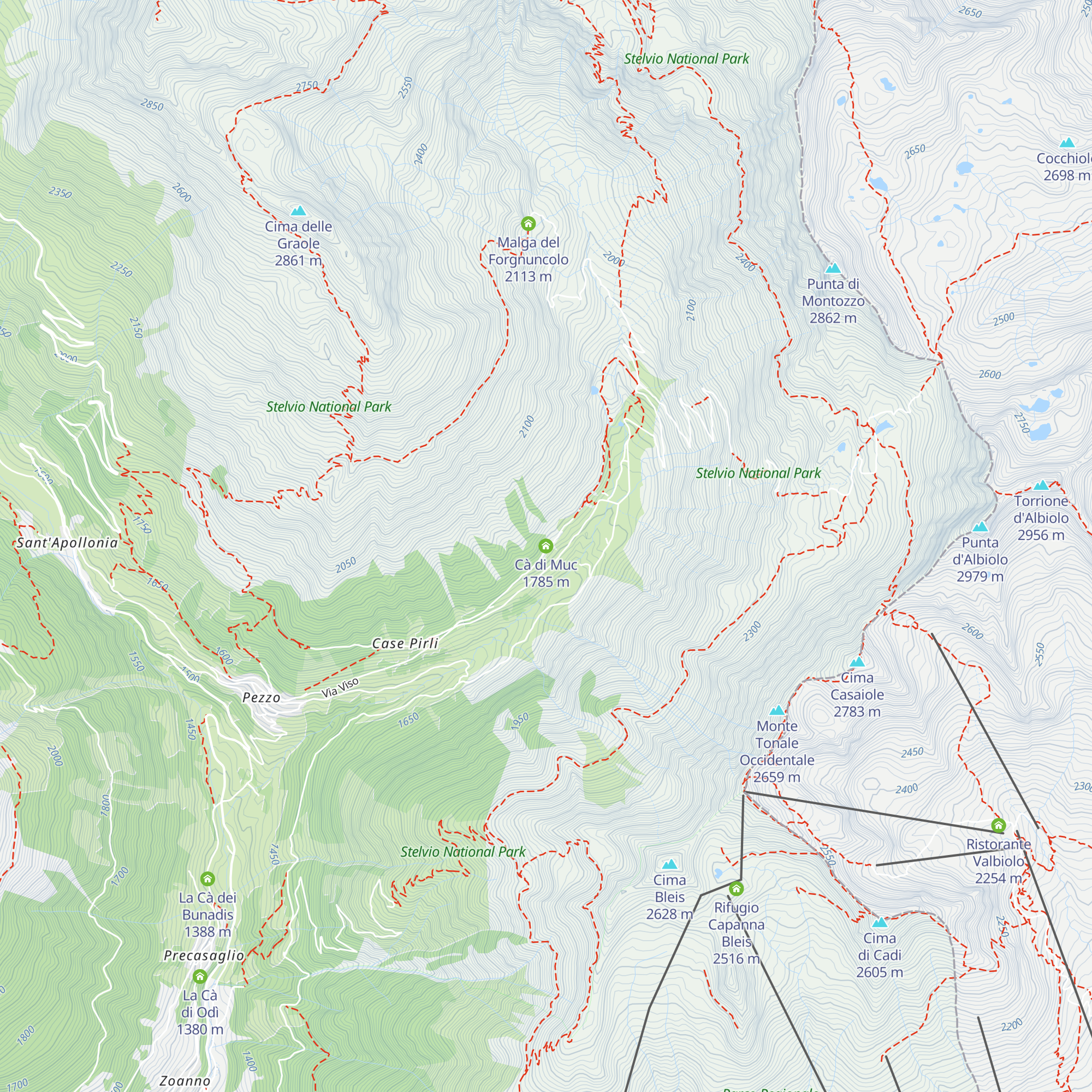 Cà di Muc map