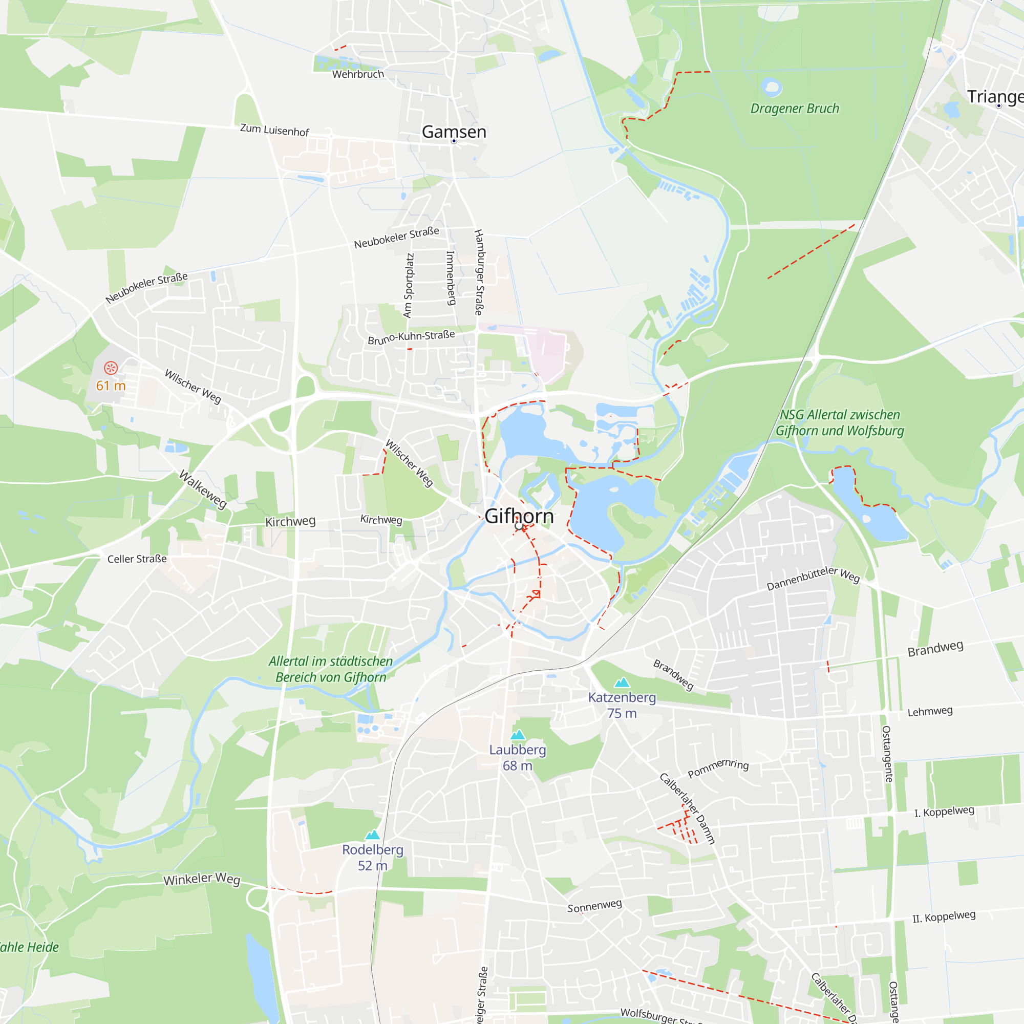 Touristinformation Gifhorn map