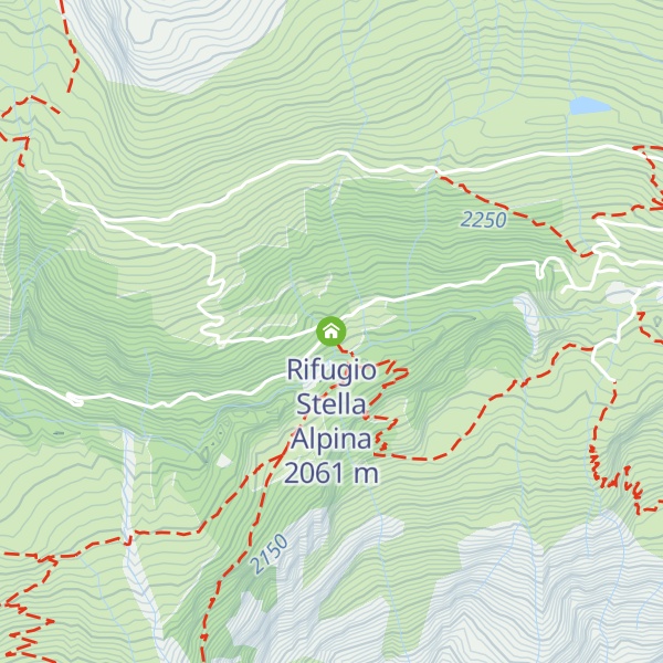 Map of Rifugio Stella Alpina