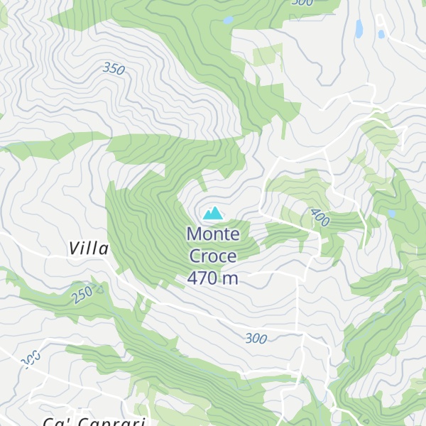 Map of Monte Croce
