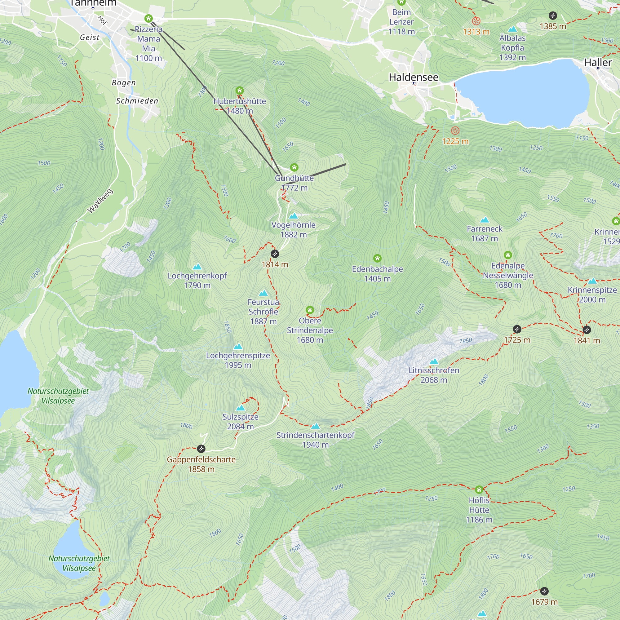 Obere Strindenalpe map