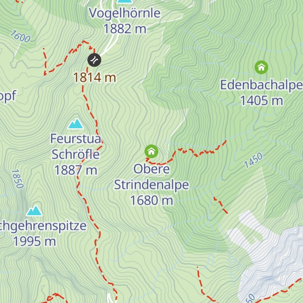 Map of Obere Strindenalpe