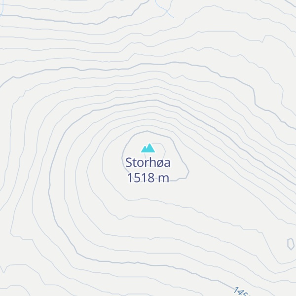 Map of Storhøa