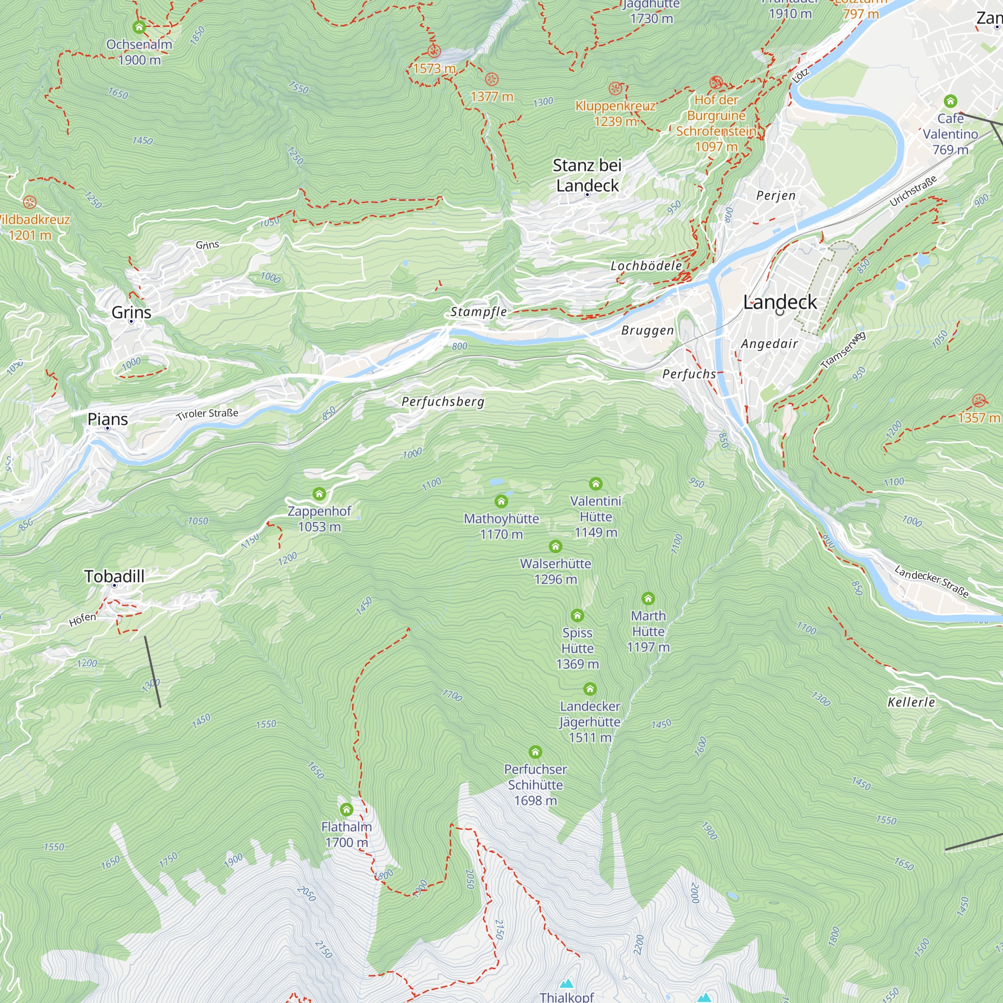 Mathoyhütte map
