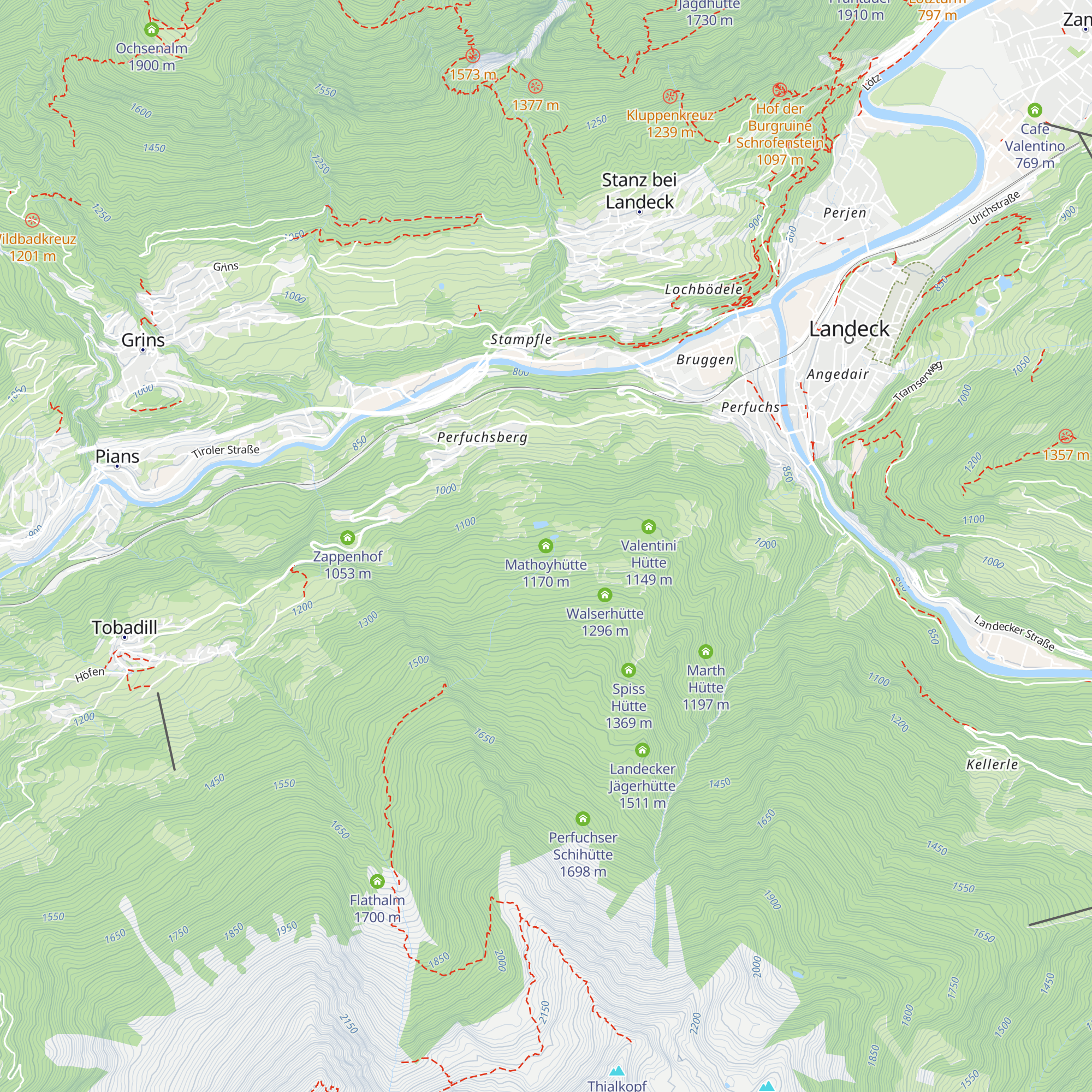 Mathoyhütte map